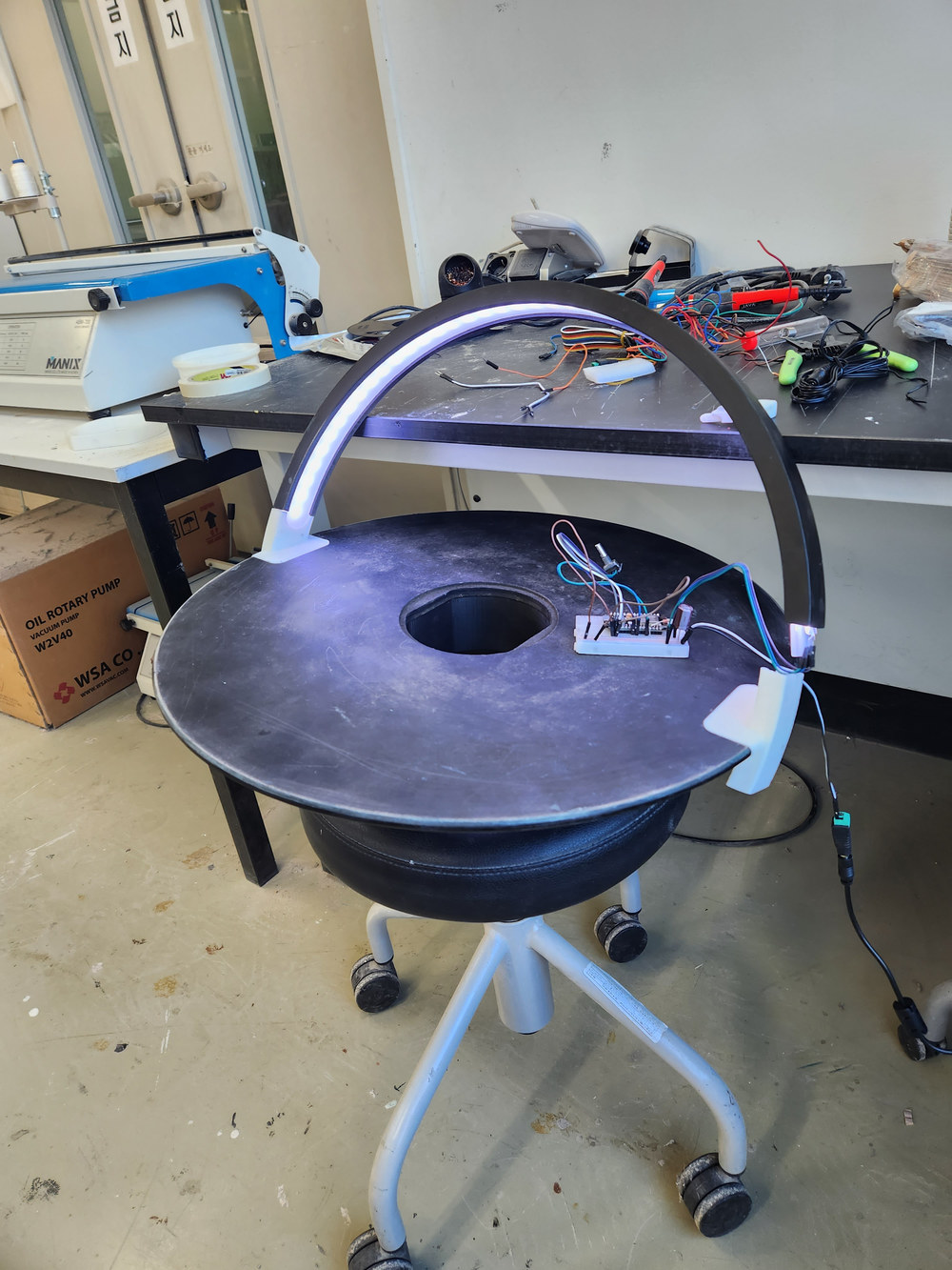 Equinox, Testing the LED